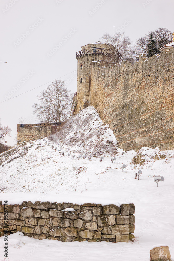 Fortress under the snow