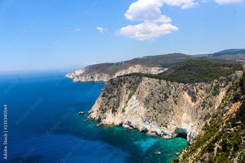 Zakynthos Greece. Keri Beach.