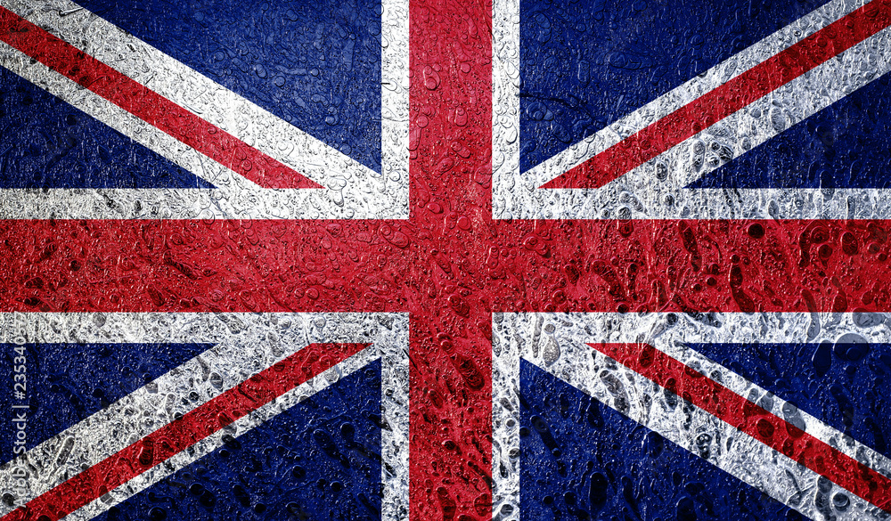 Fototapeta premium Abstract flag of Britain
