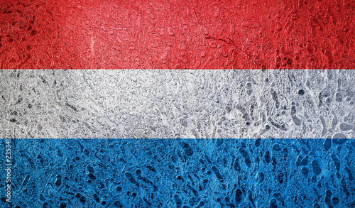 Abstract flag of Luxembourg