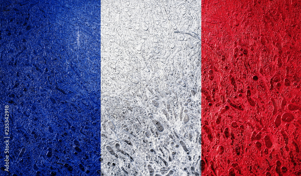 Abstract flag of France Abstract flag of France