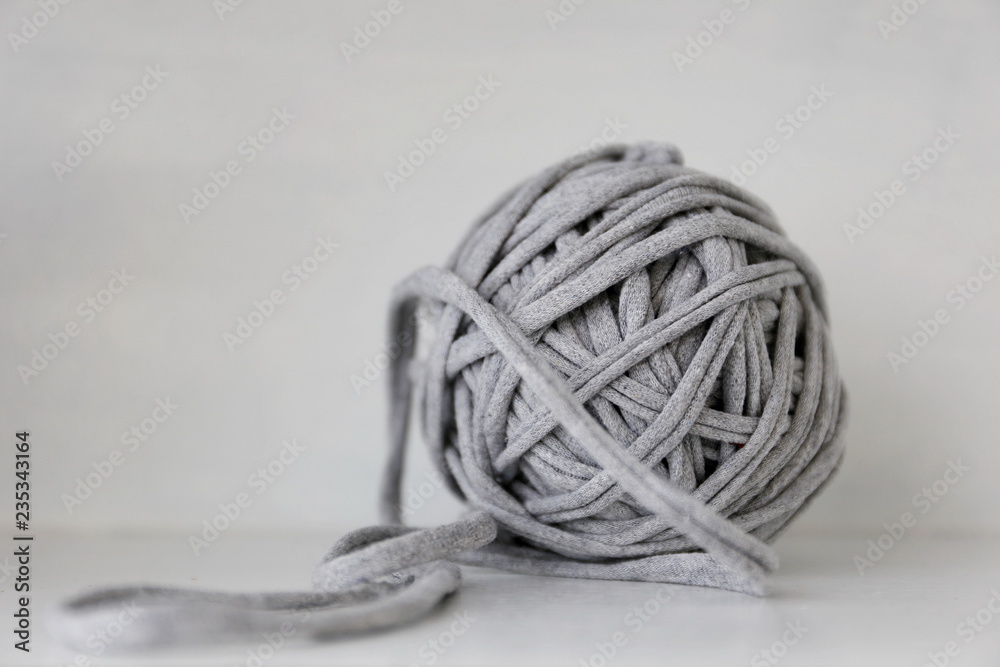 ball of gray thread ball of gray thread