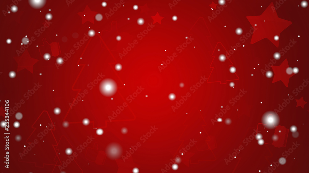 winter christmas snowflakes 3d-illustration background