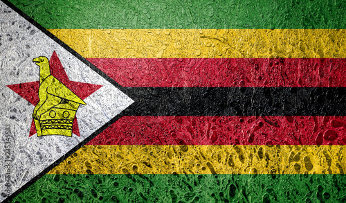 Abstract flag of Zimbabwe