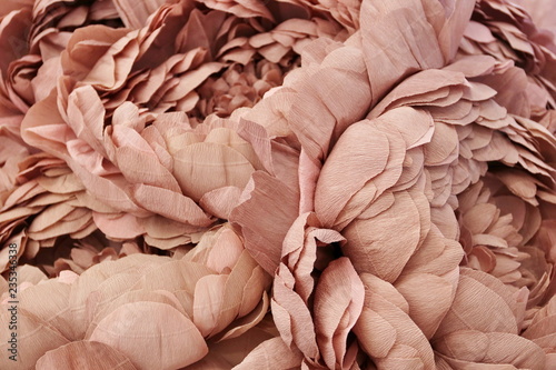 decorative paper pink pale flowers peonies