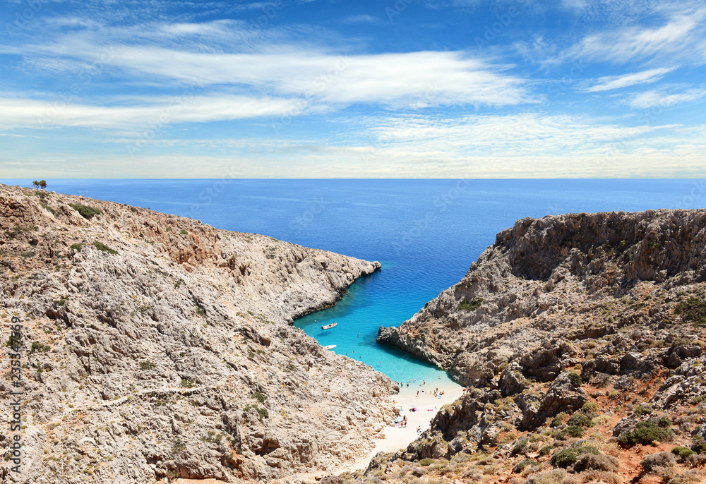 Seitan beach on Crete island- Greece
