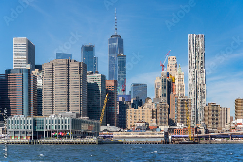 New York City Manhattan skyline.