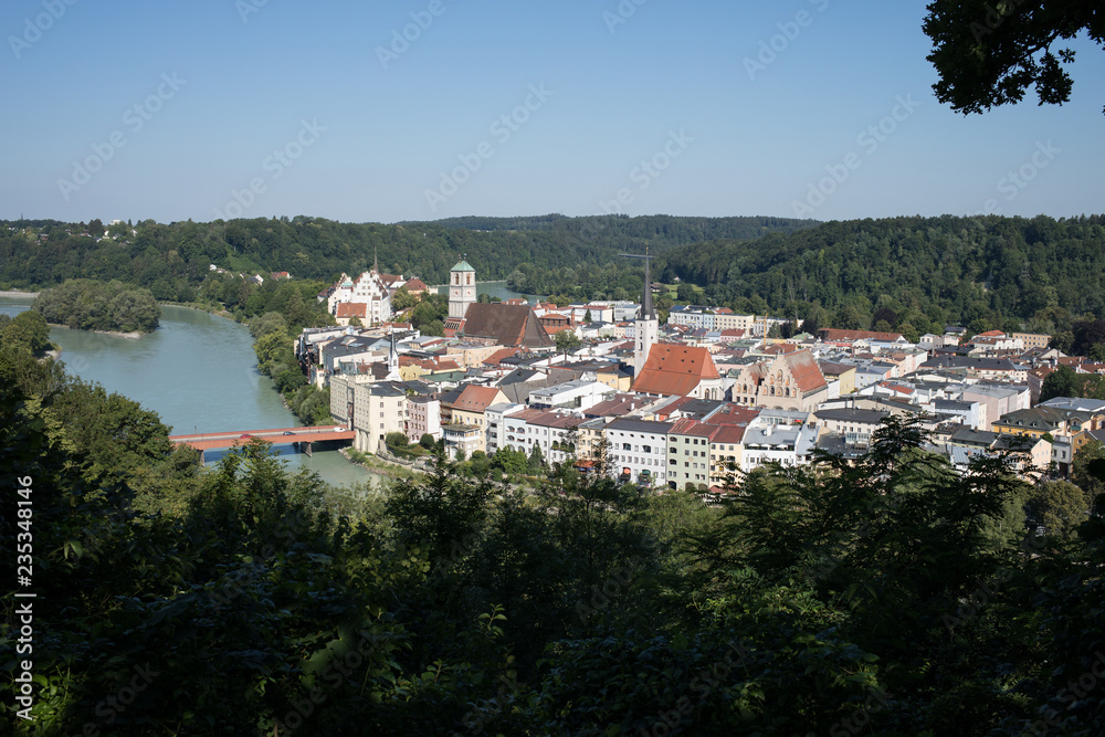 Fototapeta premium Wasserburg am Inn
