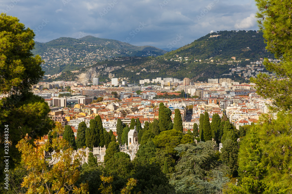 Panorama of Nice, French Alps