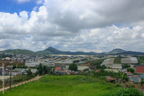 Wallpaper Mural view over colorful dalat in vietnam Torontodigital.ca