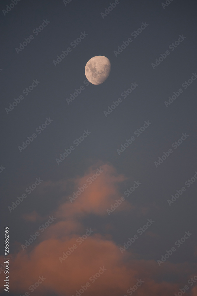 Moon and clouds Moon and clouds