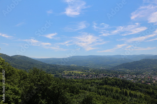 Fototapeta Naklejka Na Ścianę i Meble -  Baden-Baden im sommerlichen Schwarzwald