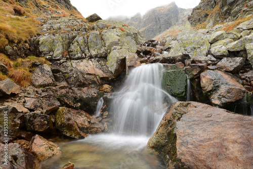Small waterfall in the mountains © Piotr Krzeslak