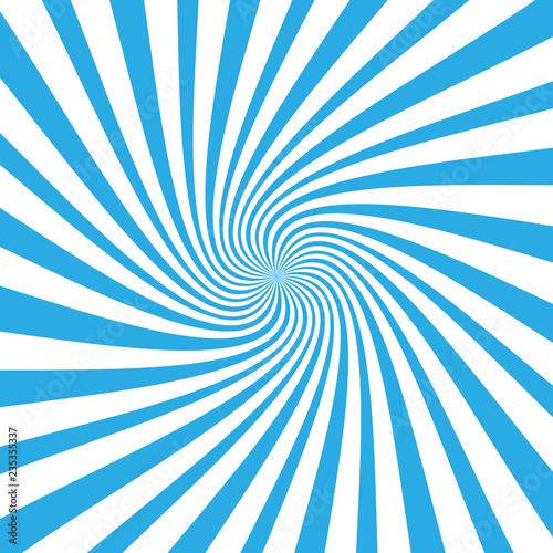 Sunburst, starburst background, converging lines. Vector illustration.