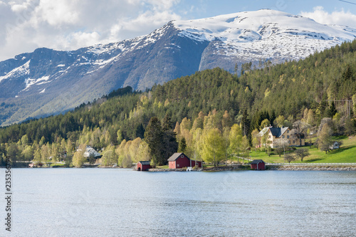 View on  Hornindalsvatnet - Norway. photo