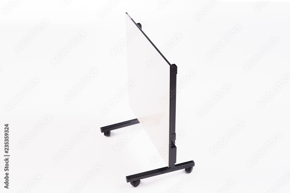 mobile ceramic heater for home on a white background mobile ceramic heater for home on a white background