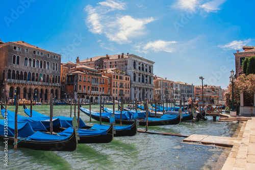 gondolas in venice