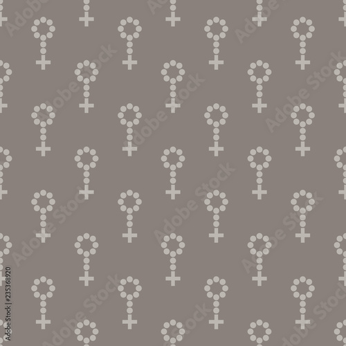 seamless pattern with rosary