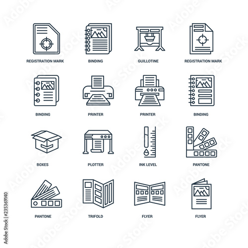Set Of 16 Universal Editable Icons. Includes Elements Such As Fl