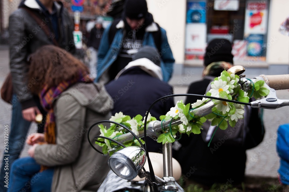 Naklejka premium Je te décorerai de mille façon