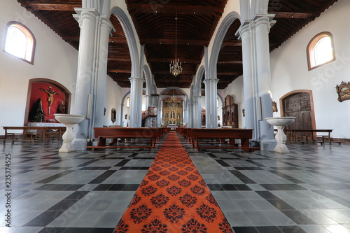 Iglesia de Nuestra Señora de la Concepción en la ciudad de Valverde, El Hierro, Islas Canarias, España photo