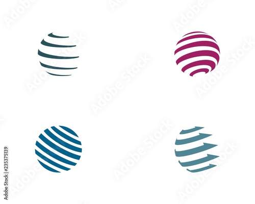 Globe Business vector logo template