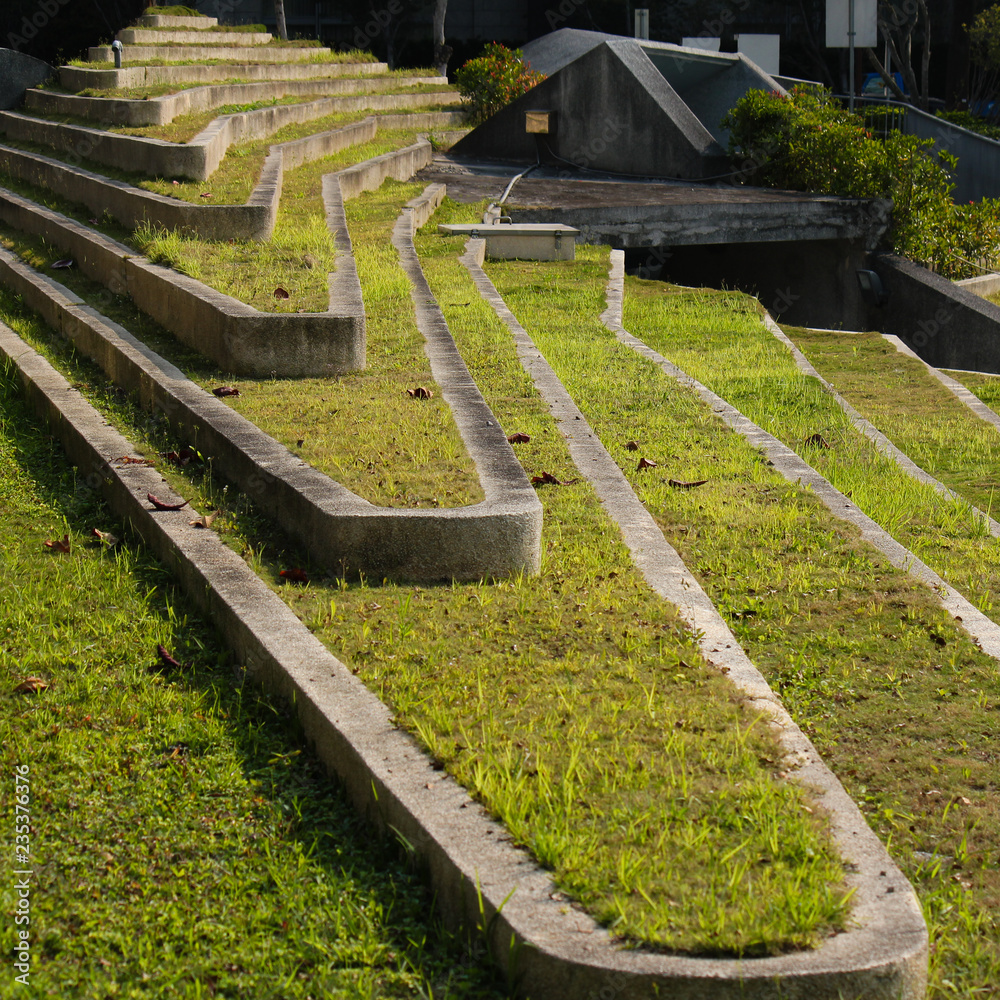 Pattern of a garden area as urban architectural design 