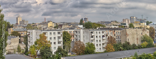 Panorama miasta - centrum - Łódź - Polska 