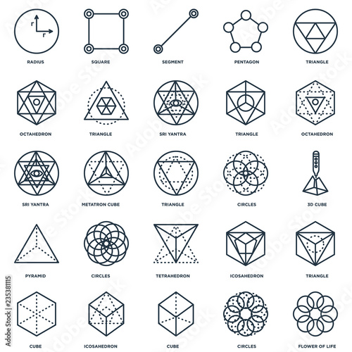 Set Of 25 Universal Editable Icons. Includes Elements Such As Fl