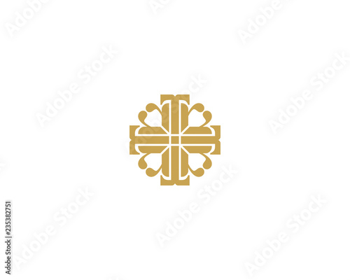 Abstract TR RT letter ornament Logo Icon 001