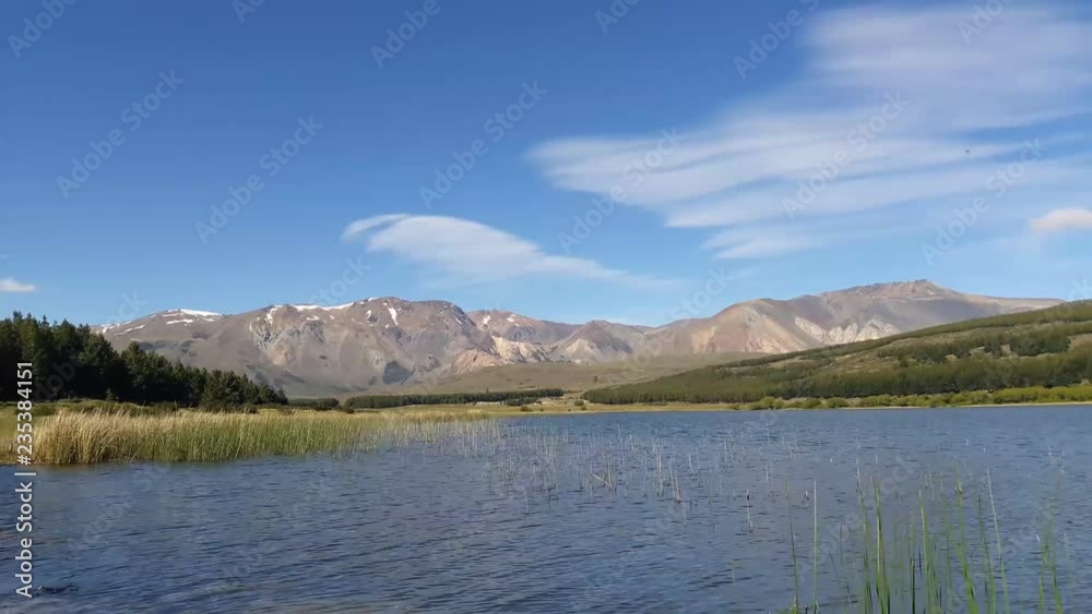 Timelapse Of Cloud Formation Over Andes Mountains In Patagonia Timelapse Of Cloud Formation Over Andes Mountains In Patagonia