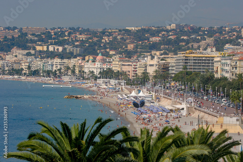 Long Sandy Beaches of Nice, France © Steve Azer