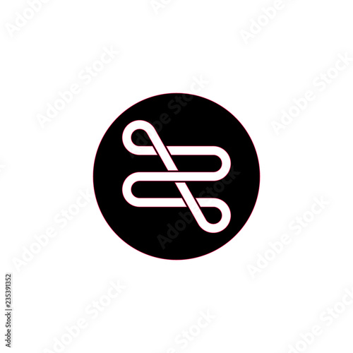 number two infinity line logo 