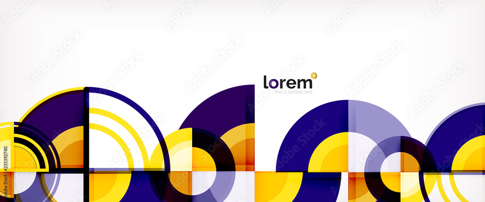 Obraz premium Modern geometric abstract background