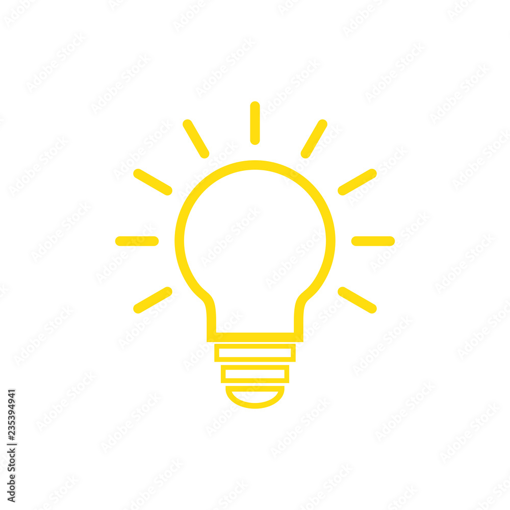 Light Bulb icon. Light Bulb line icon vector. Light Bulb icon. Light Bulb line icon vector.