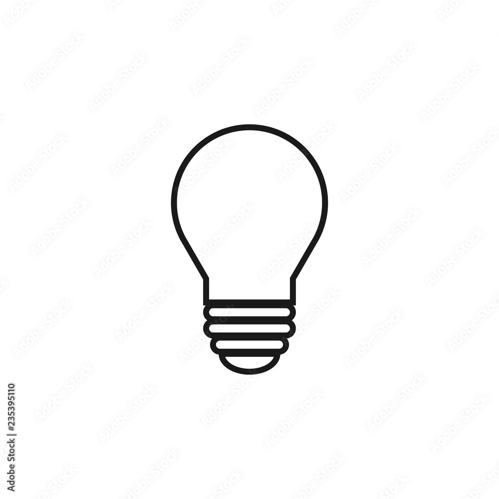 Light Bulb icon. Light Bulb line icon vector. Light Bulb icon. Light Bulb line icon vector.