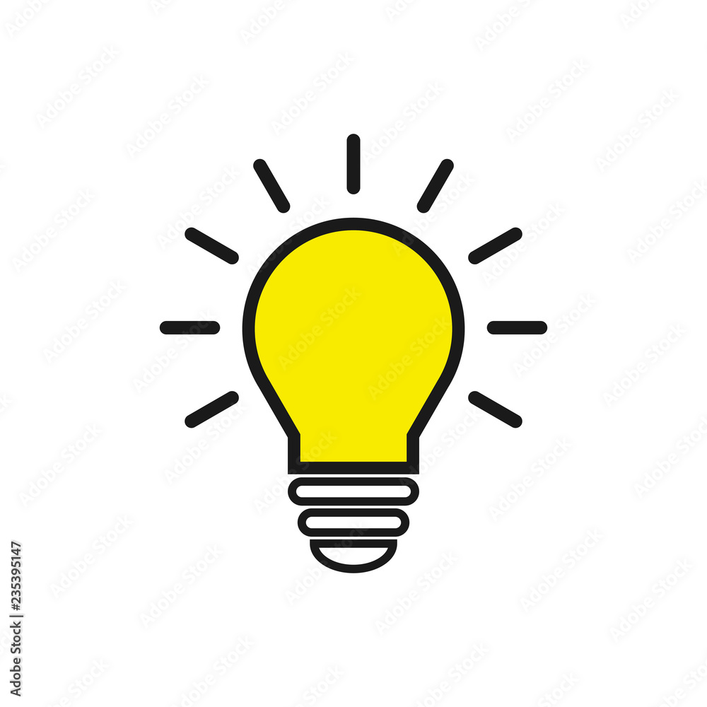 Light Bulb icon. Light Bulb line icon vector. Light Bulb icon. Light Bulb line icon vector.