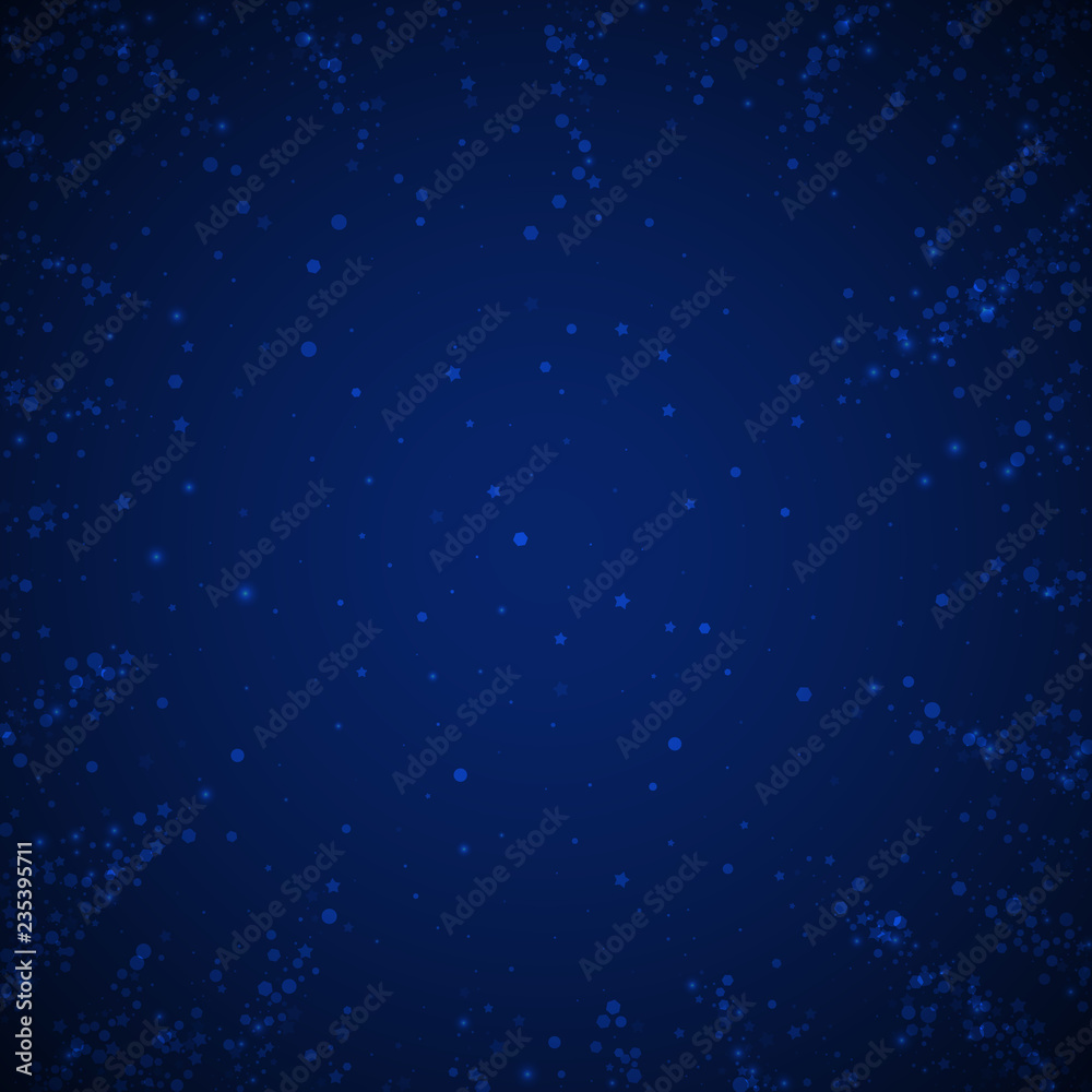 Magic stars sparse Christmas background. Subtle fl Magic stars sparse Christmas background. Subtle fl