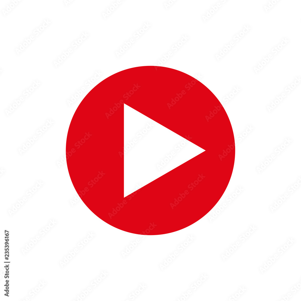 play Icon. Play button vector icon