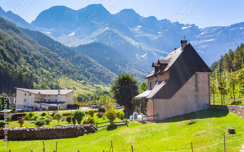 Village de Gavarnie, Pyrénées, France 