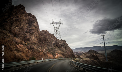views at lake mead nevada near hoover dam