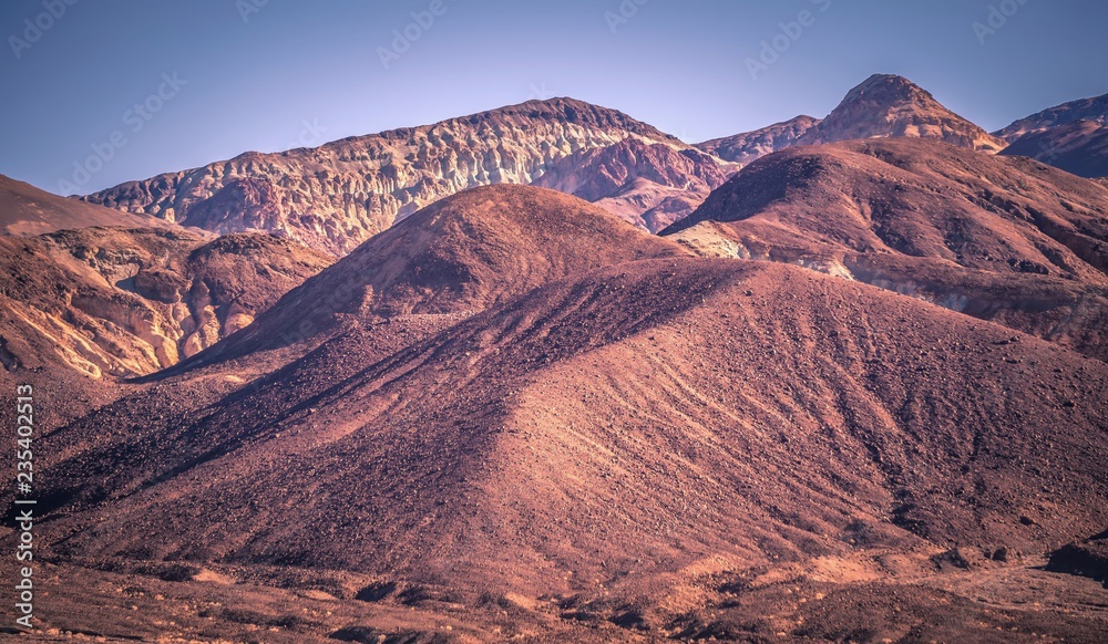 death valley national park hike in california