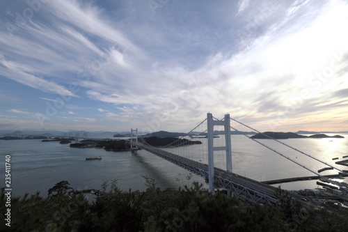 下津井瀬戸大橋の風景 © Zen