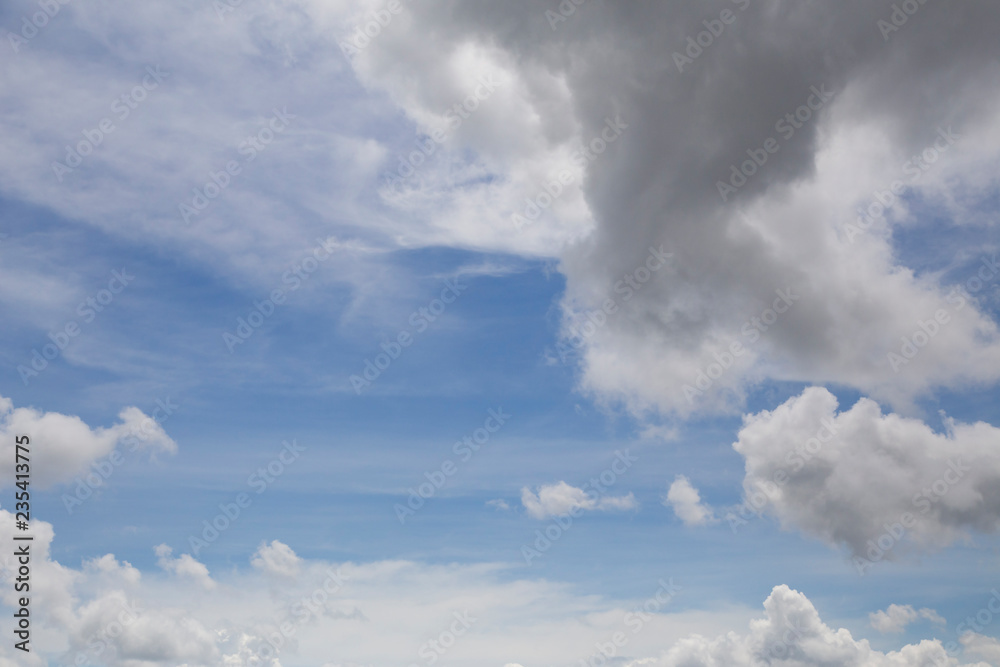 Obraz premium Black storm clouds.