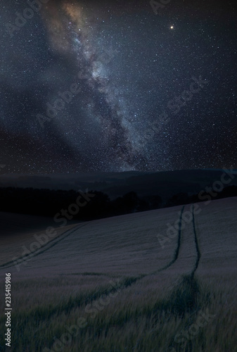 Vibrant Milky Way composite...