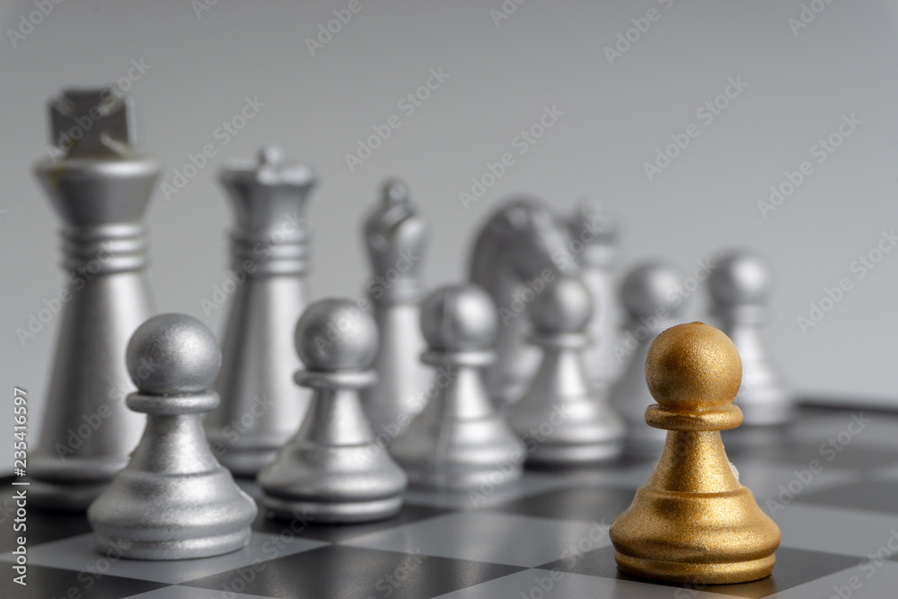 Chess pieces on the chess board with selective focus and crop fragment. Business and motivation concept. Copy space Chess pieces on the chess board with selective focus and crop fragment. Business and motivation concept. Copy space