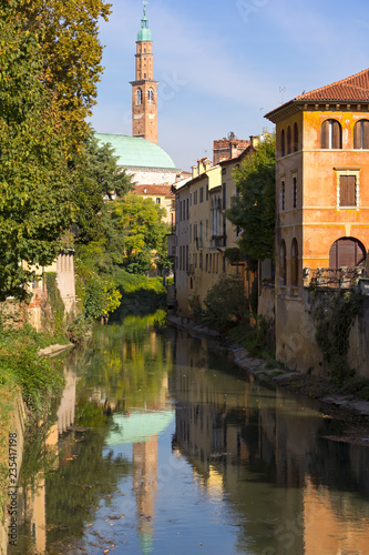 Part of Vicenza. Vicenza is a cosmopolitan city in Italy