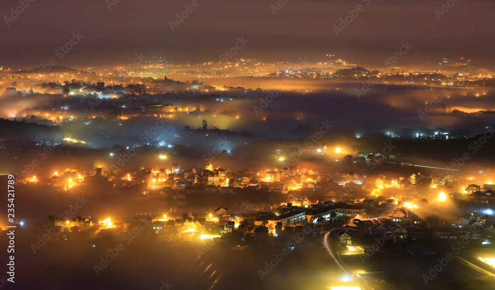 City night light - Dalat, Vietnam