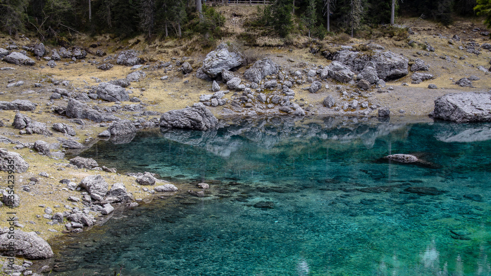 Karersee, Kirstallklarer Bergsee Karersee, Kirstallklarer Bergsee