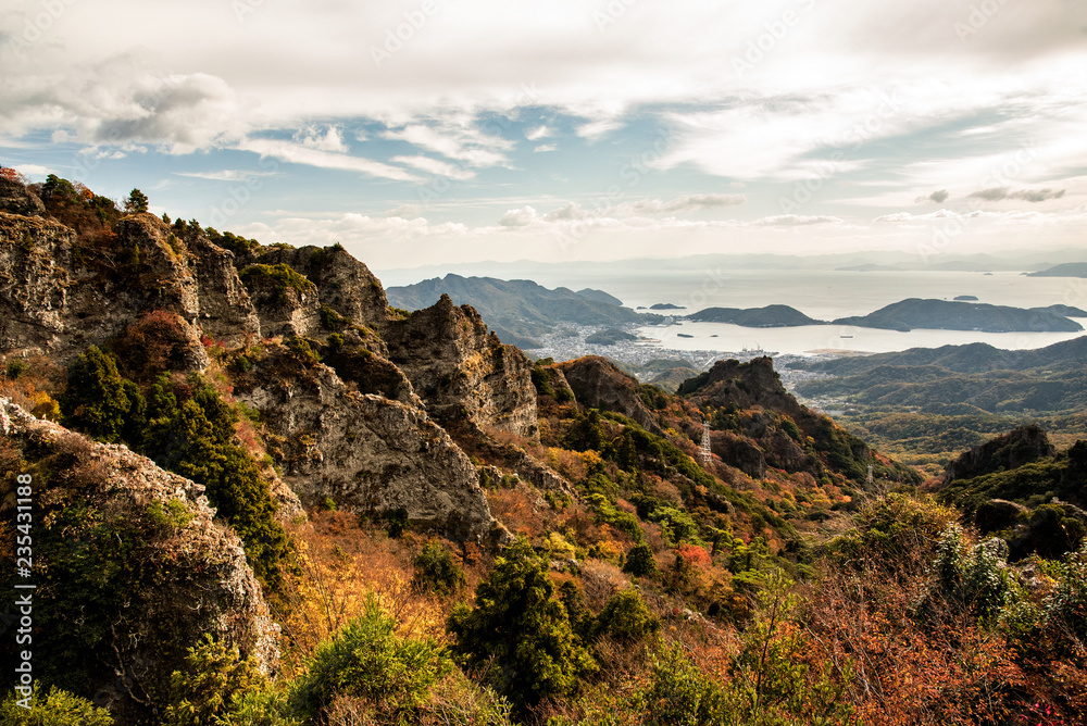 Fototapeta premium 国立公園小豆島・寒霞渓の景観